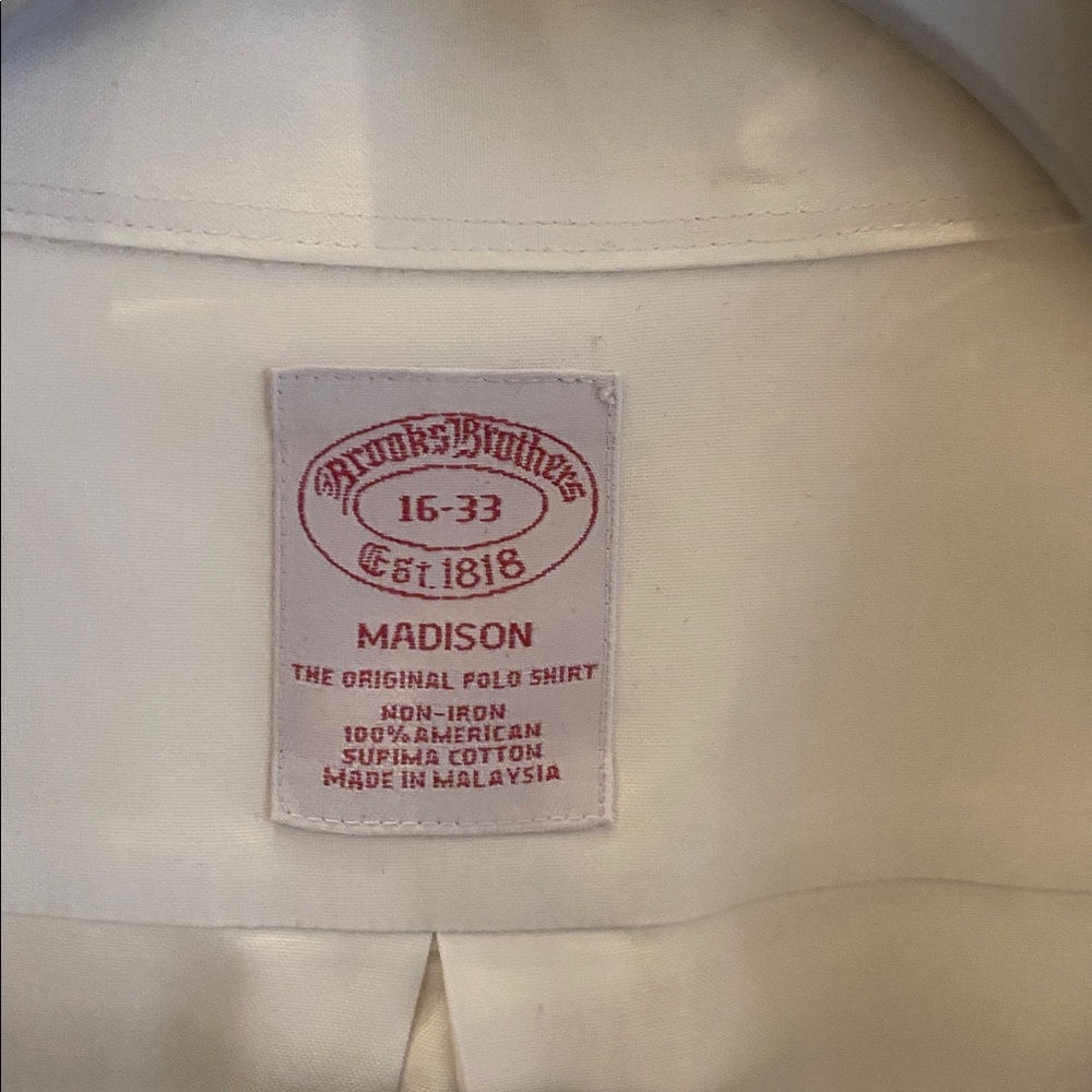 Madison White Dress Shirt